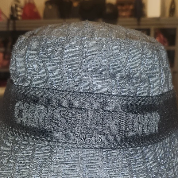 Dior Accessories Dior Black Textured Bucket Hat Poshmark